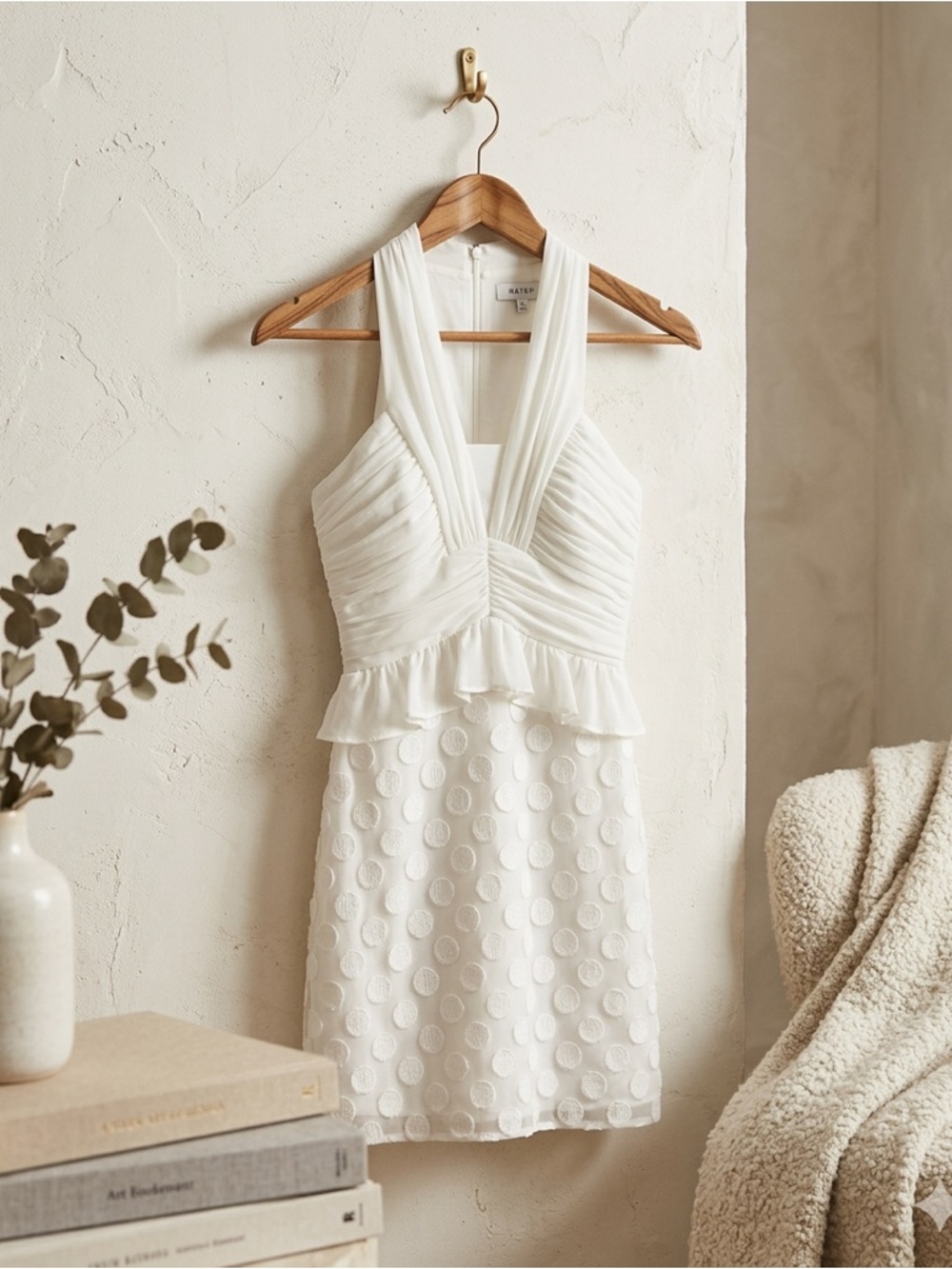 Reiss Georgia Mini Dress NWT White Size 8 Sleeveless
